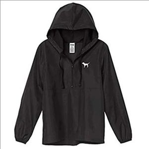 PINK black anorak jacket